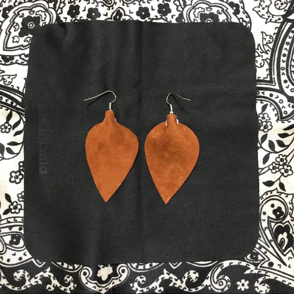 Handcrafted Suede Earrings!
